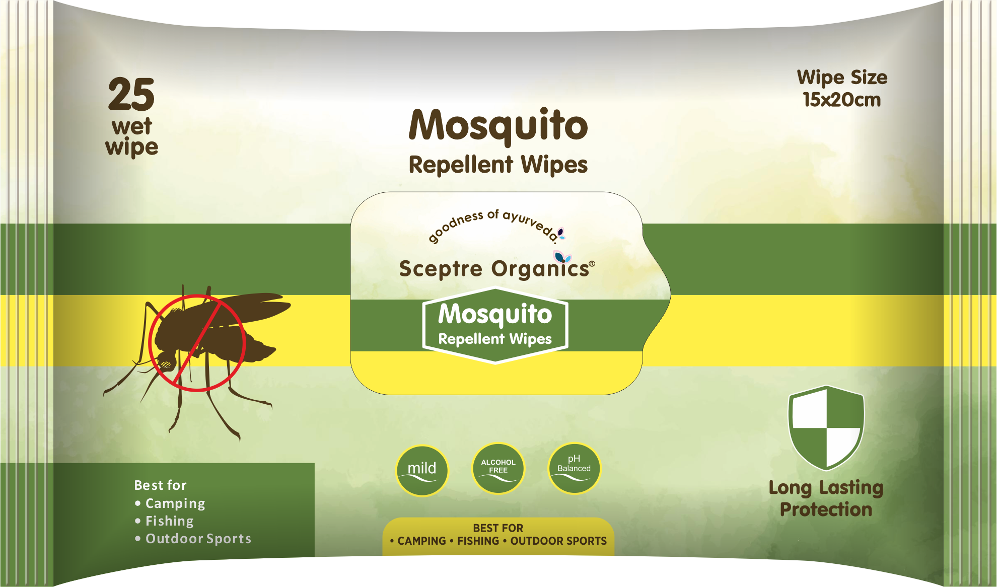 MOSQUITO REPELLENT WIPES